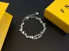 Classic Minimalist Silver Plated Style Brand Designer Spring New Charming Girl Bracelet Romantic Love Gift High-Quality Jewelry Bracelet Wedding Gift