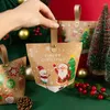 Cadeau Wrap LBSISI Life-Christmas Candy Sacs Snack Cookie Chocolate Spring Festival Kids Party Fournitures Baby Shower Conteneur 6pcs