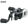 بكرات Woen micro baitcasting بكرات BH200 عجلة الكربون الجسم خفيفة الوزن لويا العجلة الصيد