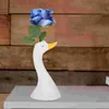 Wazony łabędź wazon roślinna garnek ceramiczny wielofunkcyjny wystrój domu głowa statua statua kontenerowa dekoracje do salonu