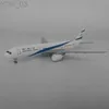 Aircraft Modle 20cm 1 400 Diecast B777 El Al Air Israel Airlines med baslandning Gearsalloy Aircraft Plan Model Toy for Collection YQ240401