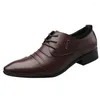 Casual schoenen voor heren Leren zakelijke kleding All-match comfortabele trouwschoen Chaussure Homme