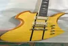 Rare BC Rich Guitar Neck Thru Body Naturel Jaune Matelassé Érable Top Chrome Matériel Nitrocellulose Corps Finition Chine Fabriqué Guitares9221754