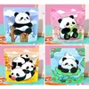 Gift Wrap 50pcs Cute Panda Pattern Cookie Candy Plastic Zipper Bags Handmade Snack Packaging For Kids Birthday Christmas Party Gifts