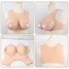 Bröstplatta silikon enorma tuttar falska bröst naturliga stora d g cup bröst crossdressing kvinnlig falsk bröstförstoring dynor 240330