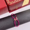 Nueva pulsera de acero inoxidable caliente 3 hebilla de metal cinta con cordones cadena multicolor pulsera de tamaño ajustable para mujer hombre unisex patys agradable