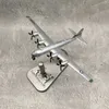 Aircraft Modle Dieacast Alloy 1 300 WWII 1945 B29 B-29 USAF Superfortress Air Fortress Bomber Simulation Airplane Aircraft Model Toy YQ240401