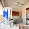 Keukenkranen Voor Kraan Tap 8 Laag Keramisch Elektrisch Plating Filter Huishoudelijke Waterzuiveraar Cleaner Actieve Kool Drop Delive Dhgws