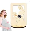 Cornici a ultrasuoni immagini in legno donna baby po cornice regalo di gravidanza ricordo per coppie mamme padre