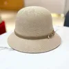 Spring and Summer New Pot Hat Womens Sunshade and Sunscreen Fisherman Hat Fashionable and Versatile Western Style Small Fragrant Wind Gift Hat Sun Hat