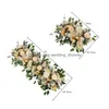 Wedding Decorations 50Cm Artificial Flower Row Acanthosphere Peony Rose Hydrangea Eucalyptus Plant Mix Arch Decorative Decoration Fl Dh85A