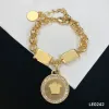 Bracelet de créateur élégant et collier pour hommes femmes bijoux de luxe ensemble créateurs de mode bracelet tête d'or collier chaîne lien mariage
