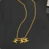 Mode Luxe ketting designer sieraden grote nagelvorm kettingen kettingen voor dames en heren feest Goud Platina sieraden