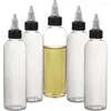 Storage Bottles 5pcs 30ml/60ml/120ml Screw Cap Plastic Liquid Empty Dispensing For Inks Oils Pigments And Sauces