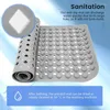 Bath Mats Big Deal Non-Slip Mat With Strong Grip Skin-Friendly BPA Free Shower Washable