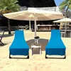 Chair Covers Beach Cover With Side Pockets Microfiber Pool Towel Towels Portable Sun Lounge For Swimming