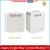 Steuerung Aqara Switch -Modul T1 Single Chiannel Relay Controller Zigbee 3.0 mit / ohne neutralen Smart -Home -Timer Fernbedienung HomeKit