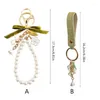 Keychains Flower Keychain Ornament Blossom Pendant Keyring Floral Charm Key Rings Jewelry