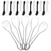 Disposable Flatware 200 Pcs Tableware Plastic Spoons Clear Ice Cream Small Transparent Cake