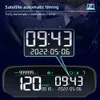 Bussola per auto Hud solare Gps Headup Display Orologio digitale Tachimetro Allarme velocità eccessiva Affaticamento Avviso di guida Altitudine Chilometraggio Caduta Consegna Otwjd