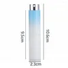 Lagringsflaskor 1 st 8 ml ABS TOM Gradient Blue Pink Twist Aluminum Parfym Atomizer Refill Mini Dispenser for Travel