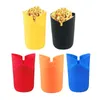 Bowls Microwave Popcorn Corn High Temp Resistant Folding Bowl Supplies Safe Splashproof Silicone For Kitchen