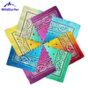 Bandanas Paisley Bandana dla kobiet gradient hip hop szalik nerkowca bawełna BATTALAVA BRIBLAD SNIOD RIFED MASK BAY BAY BARVES