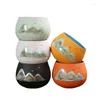 Tazze Wanli Jiangshan Set di tazze da tè in ceramica Regalo aziendale Master