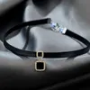 Anhänger Halsketten Koreanische Mode Samt Choker Halskette für Frauen Vintage Sexy Spitze Halskette mit Anhänger Gothic Girl Hals Schmuck Zubehör 240401