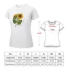 Polos pour femmes tournesols font de beaux Bouquets T-shirt vêtements d'été grande taille hauts t-shirts femme