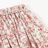 Plus maat bloemenprint zomer casual aline rok vrouwen hoge elastische taille elegante boho chiffon bodems 7xl 8xl 240328