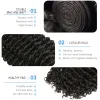 Tissages luvin 30 40 pouces Bundles de vagues profondes en vrac Hair humain 100% brésilien Remy Hair Water Water 3 4 paquets