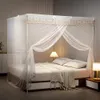 Yanyangtian Square Mosquito Net Bed bed bed bed king tent tent double bed mosquito nets strain pink decore 240320