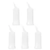 Garrafas de armazenamento 5pcs garrafa de tintura de cabelo vazio espremer aplicador de cor com ponta angular (120ml)