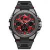 Wristwatches UTHAI Watch For Men Brand Outdoor Sports Original Style Skull Waterproof Alarm Clock Male's Multifunctional Electronic Watches