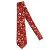 Bow Ties Novelty Red Pink Heart Neckties Funny Polyester Textile Soft For Weddings Party Valentine's Day Accessory Gift
