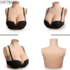 Coussin d'allaitement SOFTMARY Faux seins en silicone en forme de poitrine Costume de reine avec remplissage en silicone Sissy Cosplay Sexy pour mastectomie Dressing sein 240330