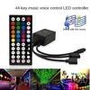 RGB 5050 네온 USB 룸 장식 음악 모드 TV 배경을위한 44 개 키가있는 Bluetooth LED 조명 침실 장식 용 원격 테이프