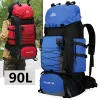 Taschen 90L Reise Camping Rucksack Rucksack Wandern Armee Klettern Tasche Trekking Bergsteigen Mochila Große Kapazität Blaso Sport Tasche