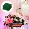 Fleurs décoratives 8 pièces Cage mousse florale pour porte-fleurs vert avec