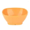 Bowls Unbreakable Salad Bowl Crack Resistant Dinnerware Plastic Kid Lightweight Sturdy For Baby Children Toddler Safe Snack Rice