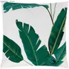 Pillow Case Tropical plant leaf pattern linen case living room sofa cushion cover home decoration simple hug case 40x40 Y240407