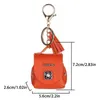 Keychains Lanyards 1 personalized and cute Kawaii mini bag keychain vintage new headphones car wallet pendant leather coin wallet mini handbag accessor J240330