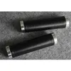 Cowhide handlebar grip lock on 90 128mm fit bromtpon bike mountain road leather grips 222mm y240318