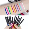 10/12 kleuren matte eyeliner set glitter make-up waterdicht kleurrijk vloeibaar kristal diamant eyeliner pen gel make-up cosmetica 240325