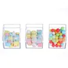 Cadeau cadeau 12pcs boîte de bonbons transparente boîtes de friandises conteneur organisation dropship