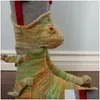 Socks Hosiery Women 2023 Knitted Clogodile Autumn Winter Cute Cartoon Floor Warm Christmas Funny Calcetines De La Mujer Drop Delivery Dhnhd