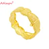 Bangles Adixyn Wide Bangles for Women 24k Gold Color luxury Bracelet Indian Dubai can open Jewelry Wedding Bride Gifts N022242