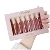 Andere gezondheid schoonheidsartikelen Handaiyan Lipgloss 6 stks / doos Veet Matte Lipstick Set Lippen Make-up Nude Stick Kit Make-up Cosmetica Matte Tint Dhe4H