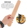 Baking Tools 2 Pcs Butter Spreading Tool Crepe Rake Cheese Spreader Wooden Cooking Utensils For Pancakes